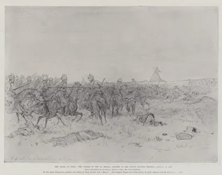 The Crisis in China, the Charge of the 1st Bengal Lancers in the Action outside Tientsin, 19 August 1900